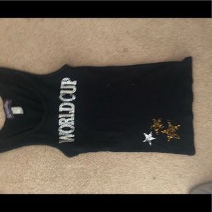 World Cup All Stars rhinestone tank